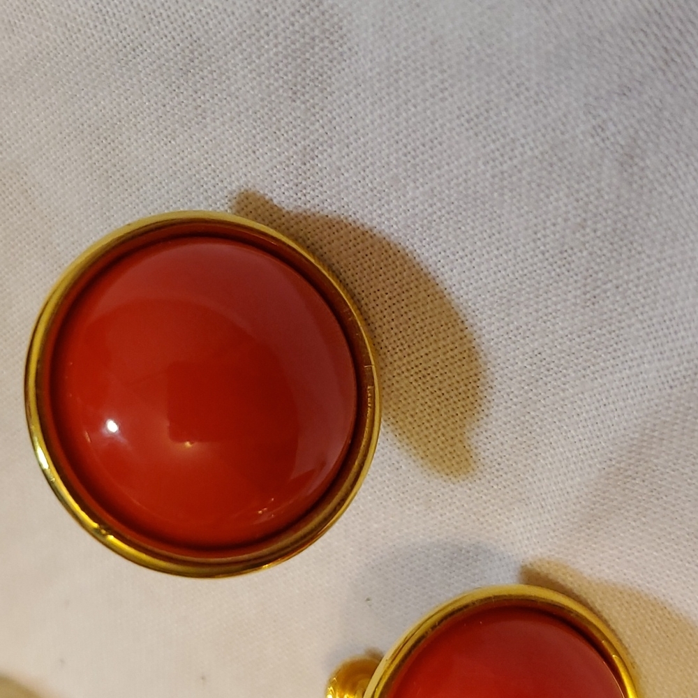 Miriam Haskell Signed Vintage Earrings - image 2